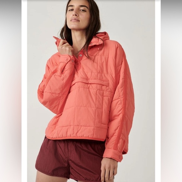 Free People Jackets & Blazers - Free People Pippa Pullover Puffer Jacket Size XS NWT